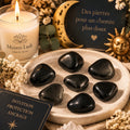 Pierre roulée en Obsidienne Argentée Maison Ludi
