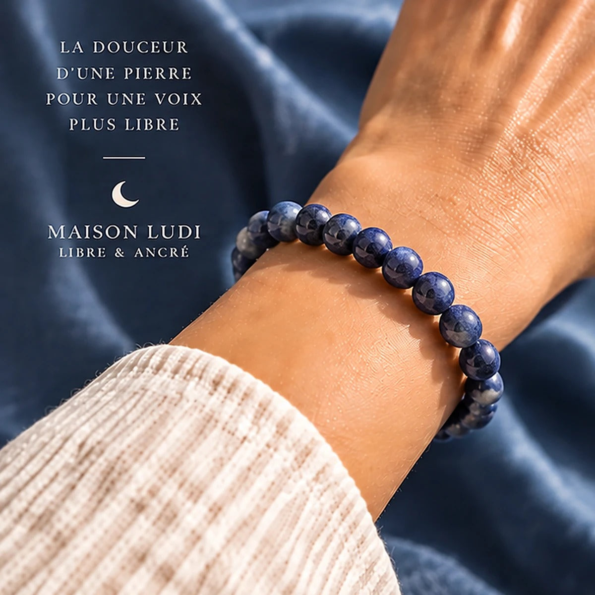 Bracelet en Sodalite Maison Ludi