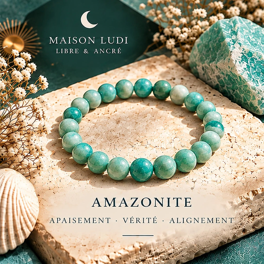 Bracelet en Amazonite Maison Ludi