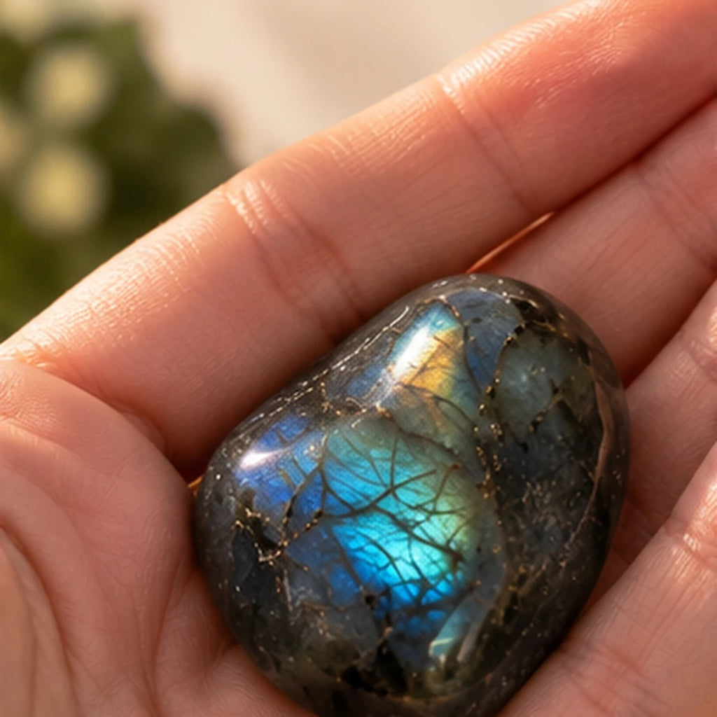 Pierre roulée en Labradorite Maison Ludi