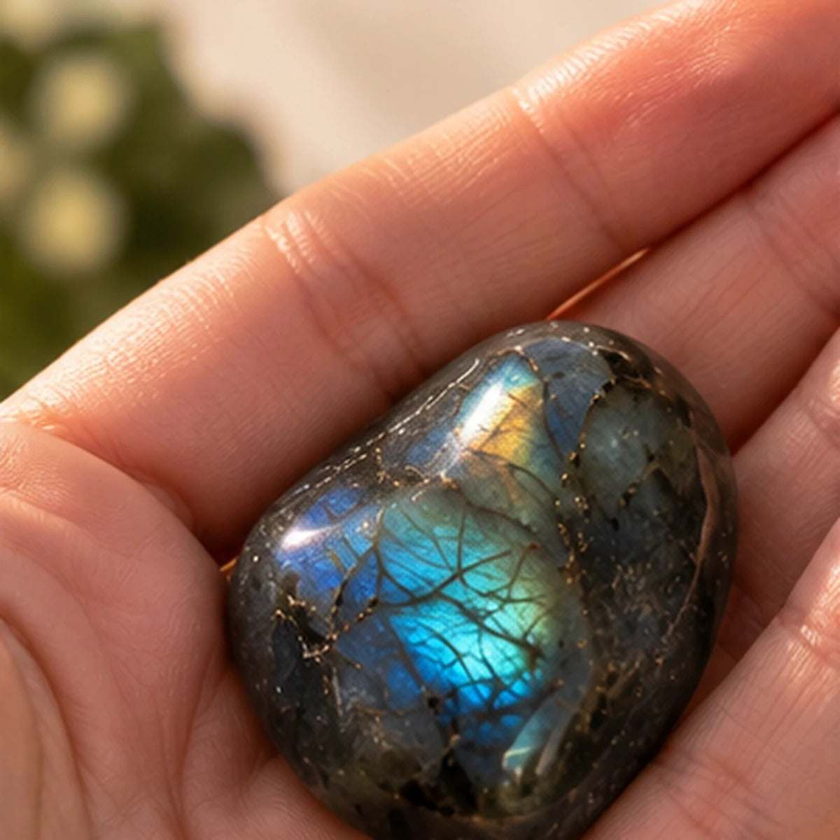 Pierre roulée en Labradorite Maison Ludi
