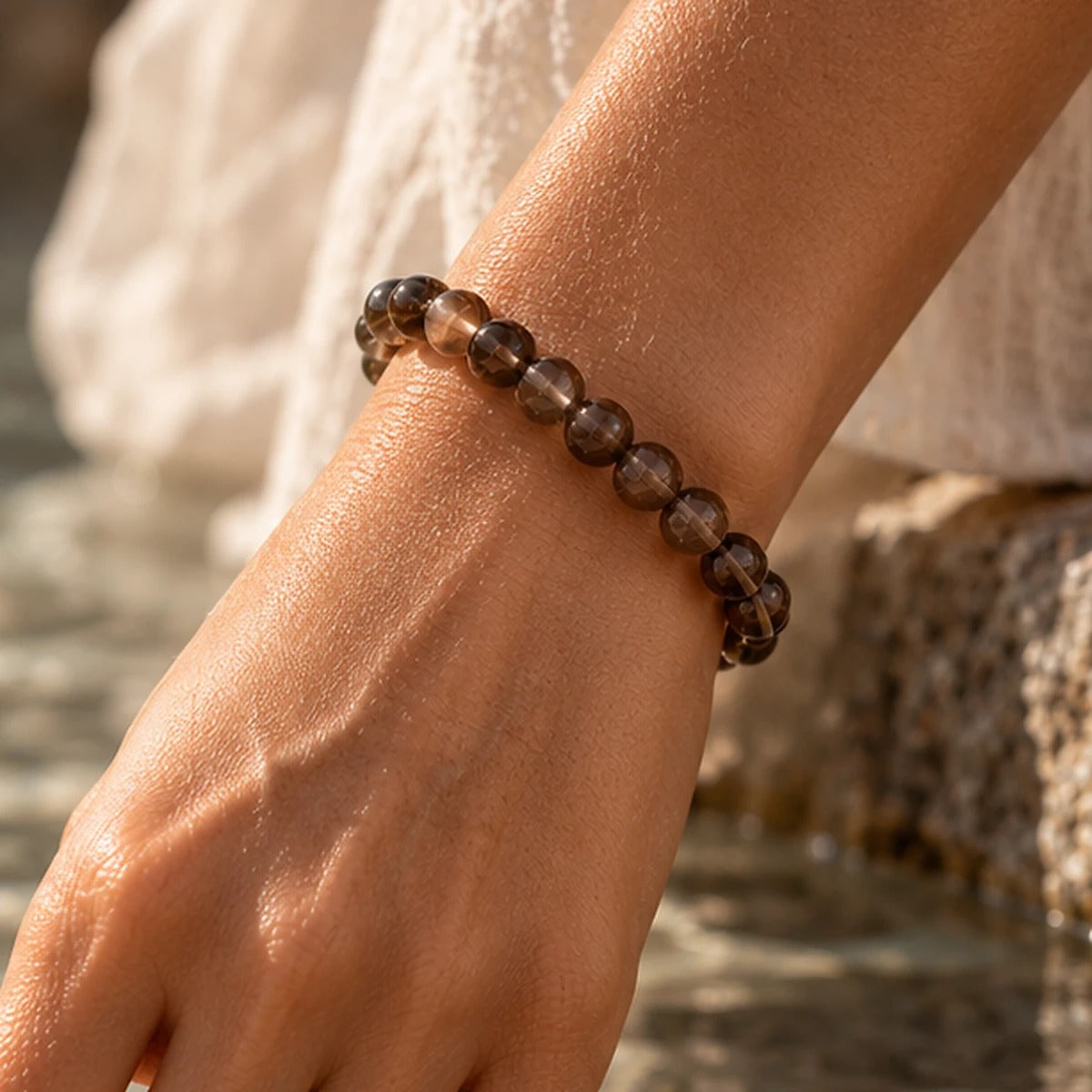 Bracelet en Quartz Fumé Maison Ludi