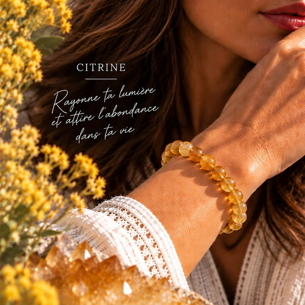 Bracelet en Citrine Maison Ludi