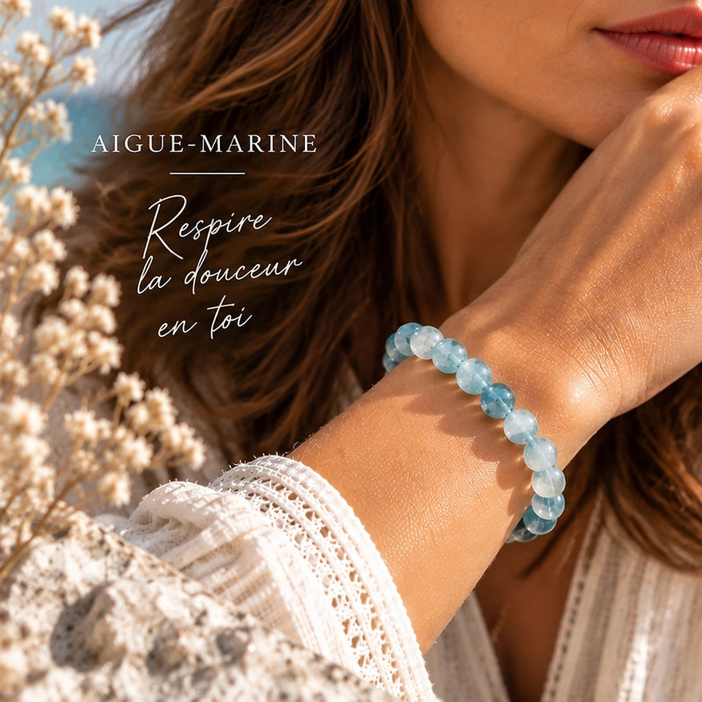 Bracelet en Aigue-Marine Maison Ludi