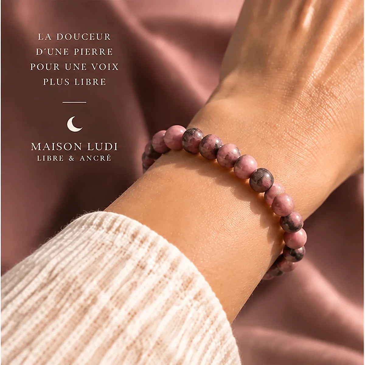 Bracelet en Rhodonite Maison Ludi