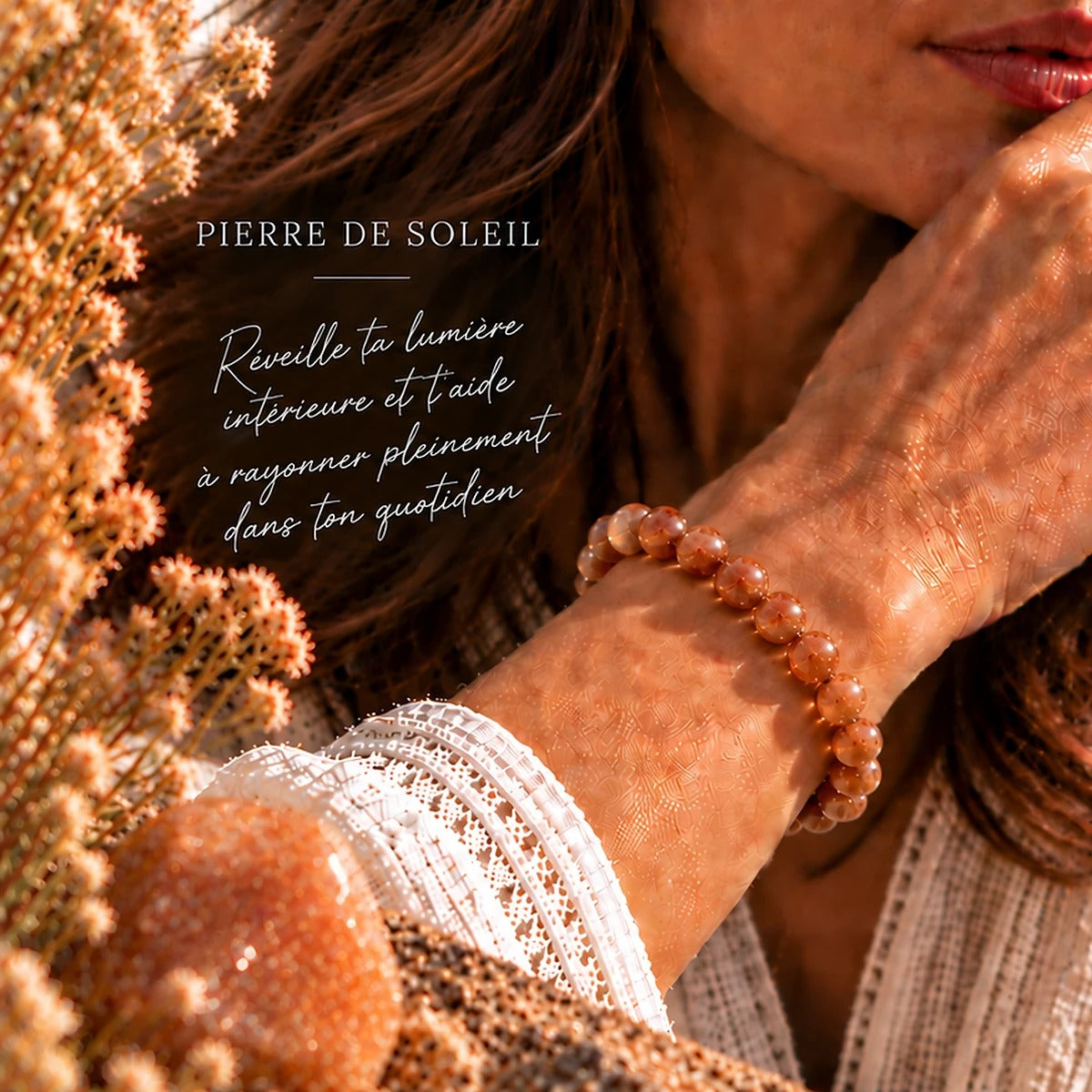 Bracelet en Pierre de Soleil Maison Ludi