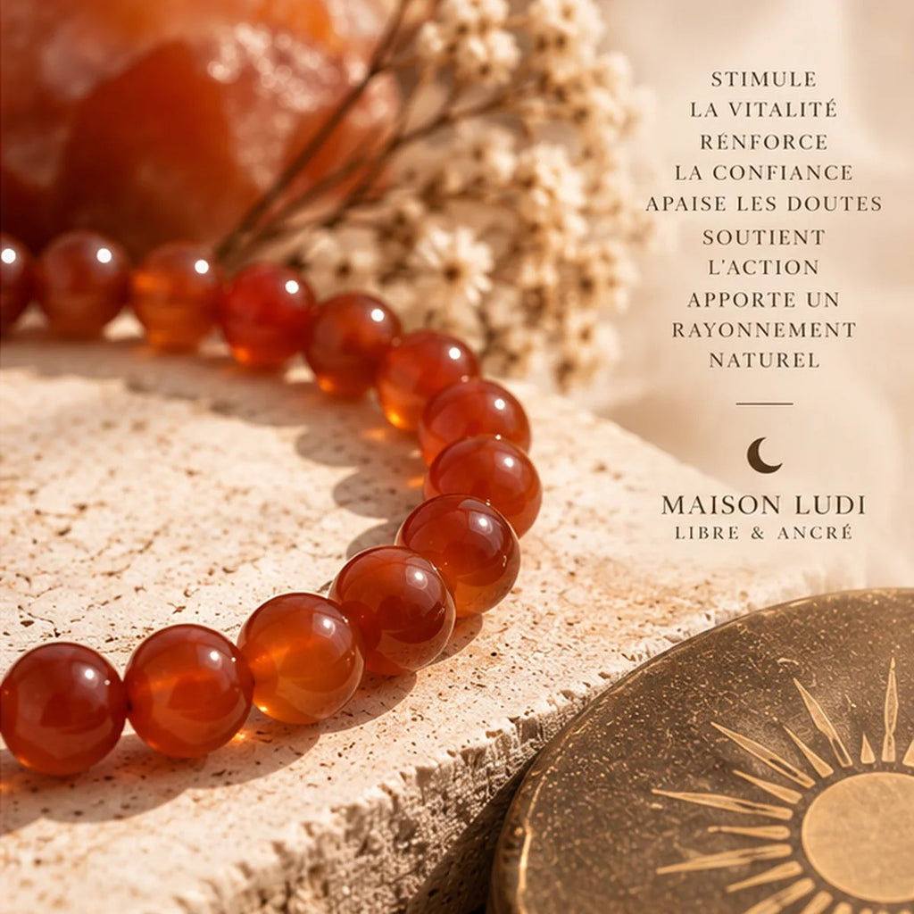 Bracelet en Cornaline Maison Ludi