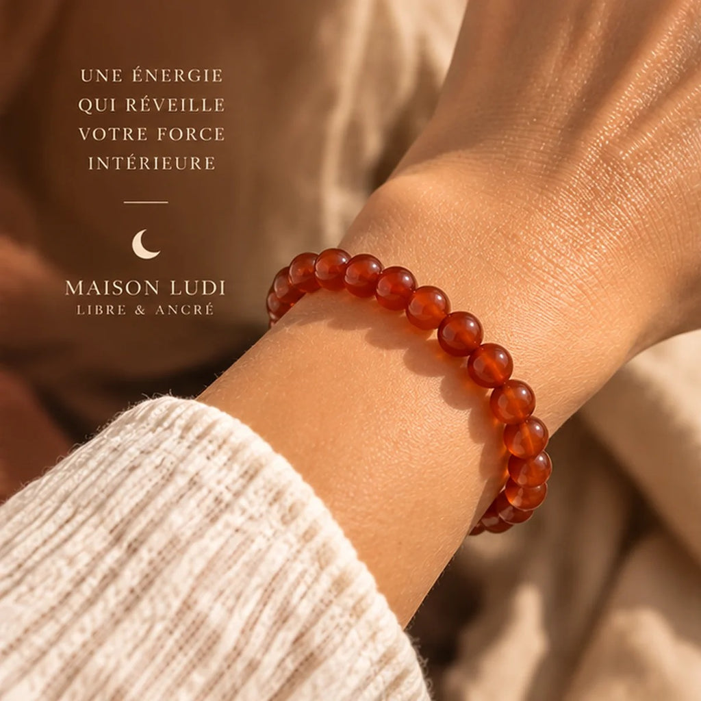 Bracelet en Cornaline Maison Ludi