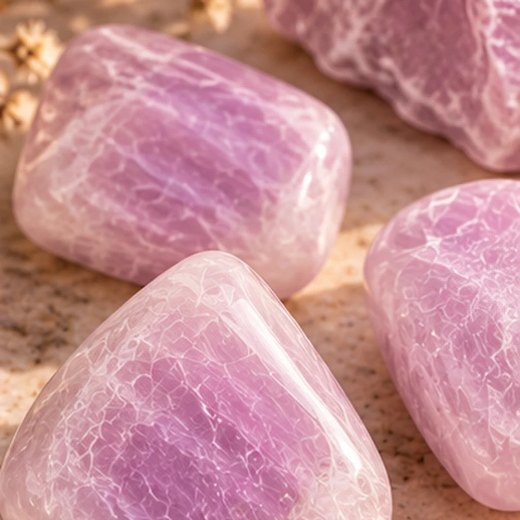 Pierre roulée en Kunzite Maison Ludi