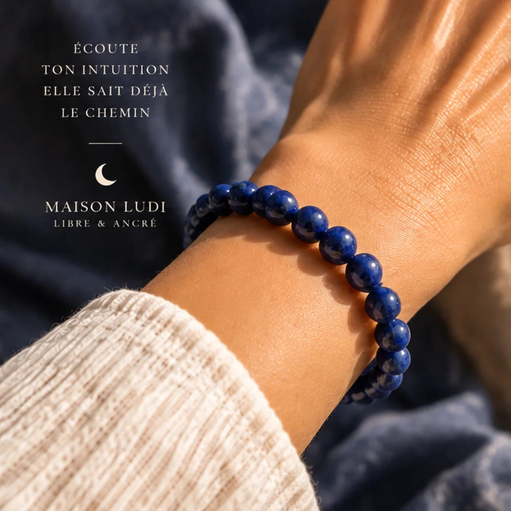 Bracelet en Lapis-Lazuli Maison Ludi