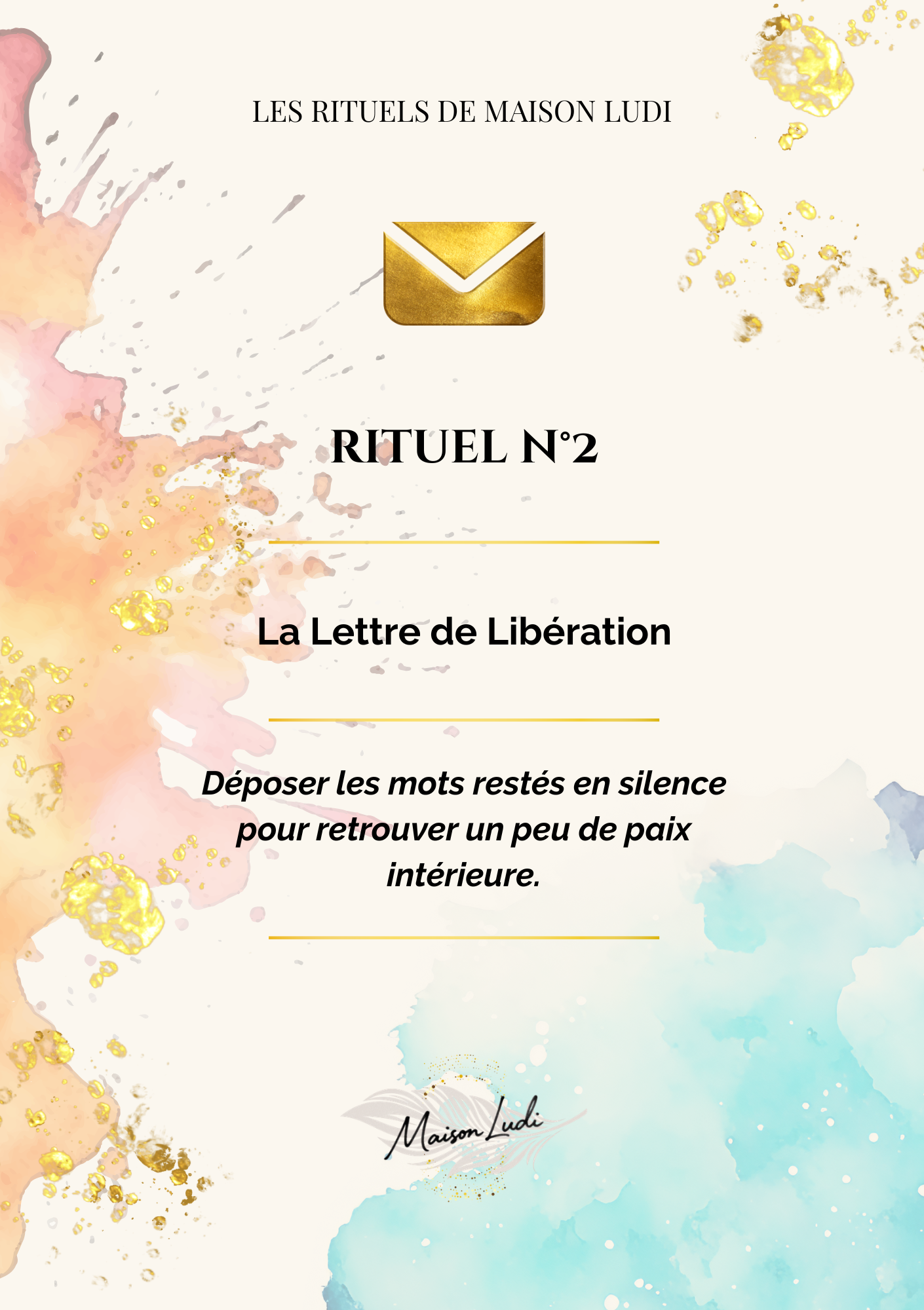 💌Rituel N°2 – La Lettre de Libération | PDF