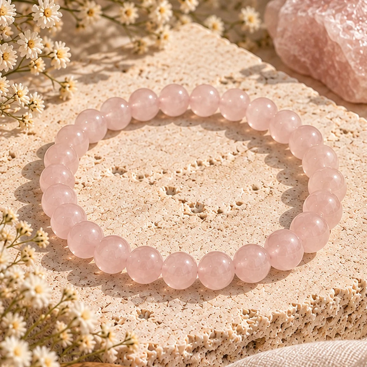 Bracelet en Quartz Rose Maison Ludi