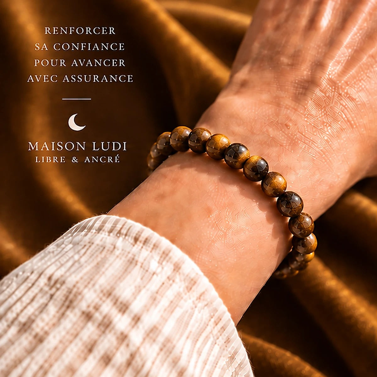 Bracelet en Œil de Taureau Maison Ludi
