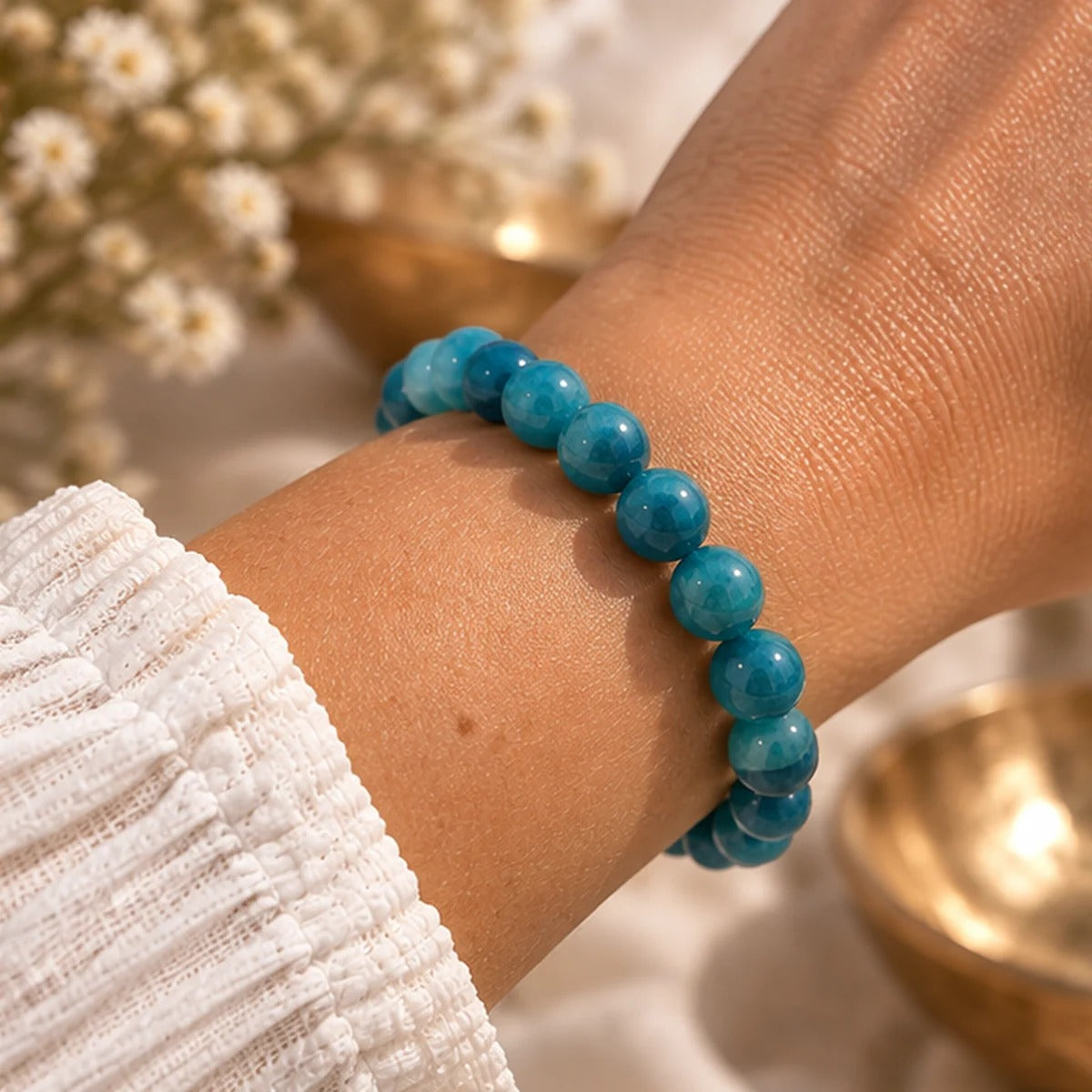 Bracelet en Apatite Bleue Maison Ludi