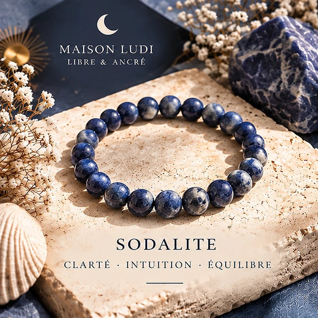 Bracelet en Sodalite Maison Ludi