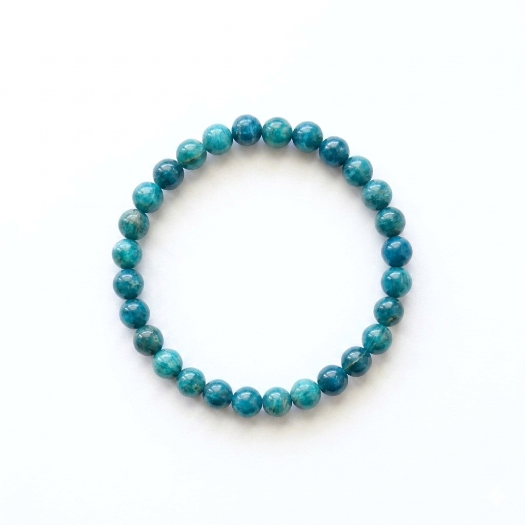 Bracelet en Apatite bleue-2
