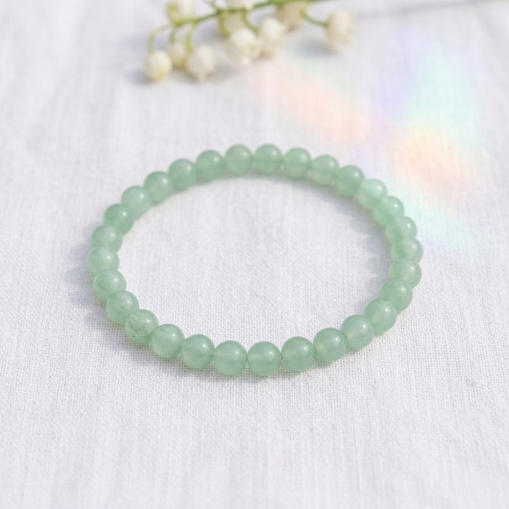 Bracelet en Aventurine verte-0
