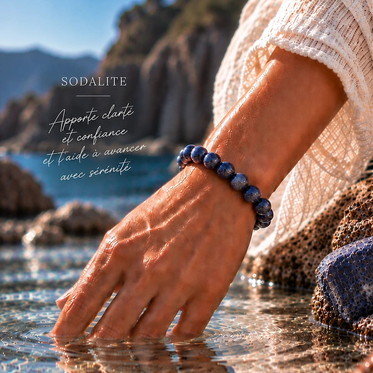 Bracelet en Sodalite Maison Ludi