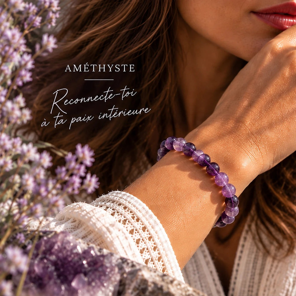 Bracelet en Améthyste Maison Ludi