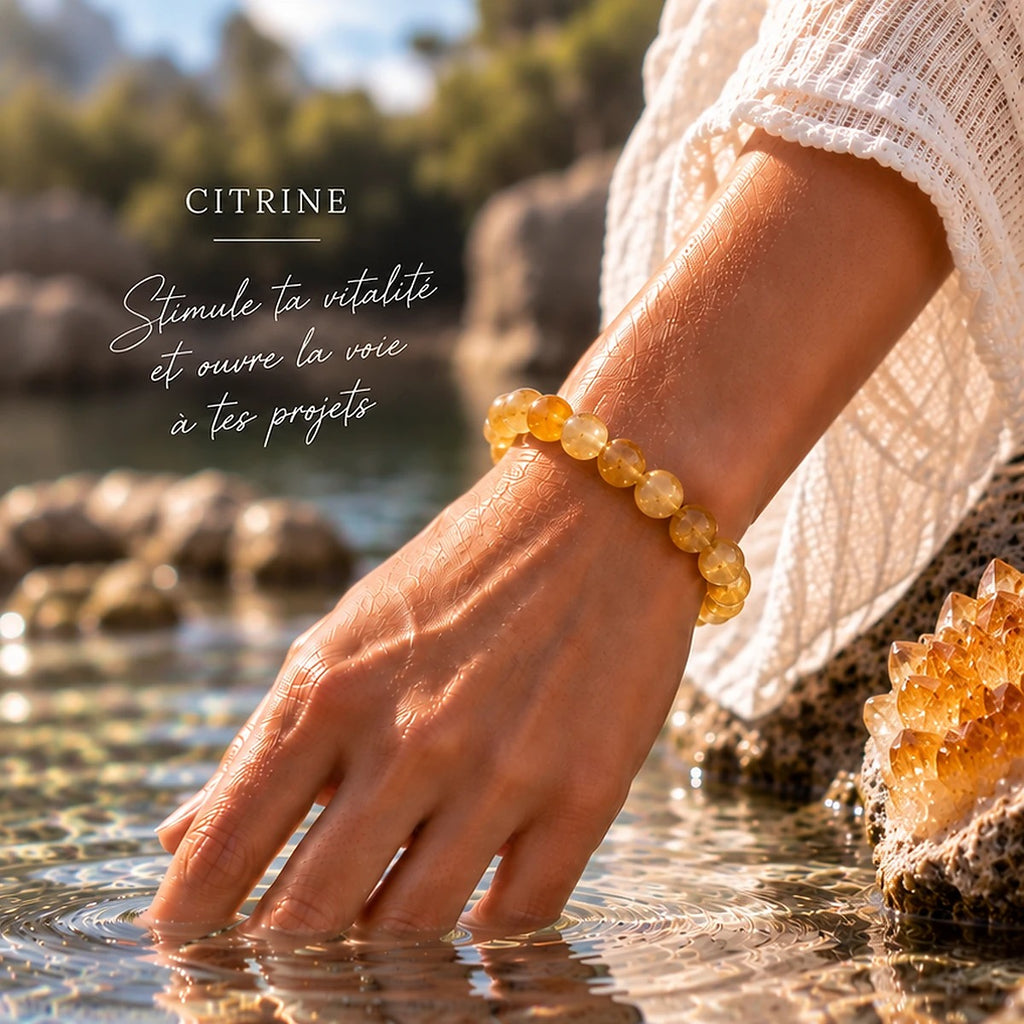 Bracelet en Citrine Maison Ludi