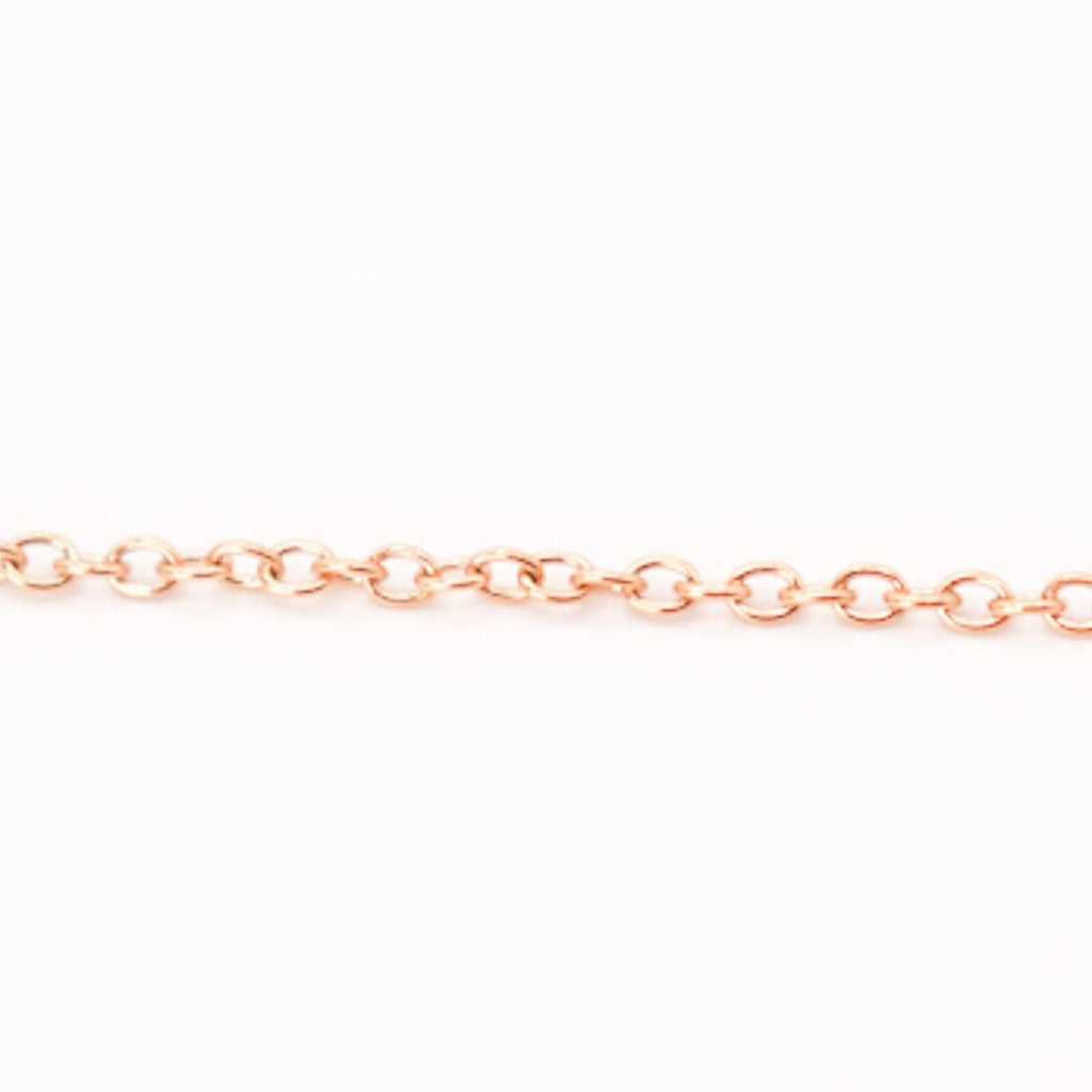 Chaîne forçat acier inoxydable doré et plaqué Or 18k-1