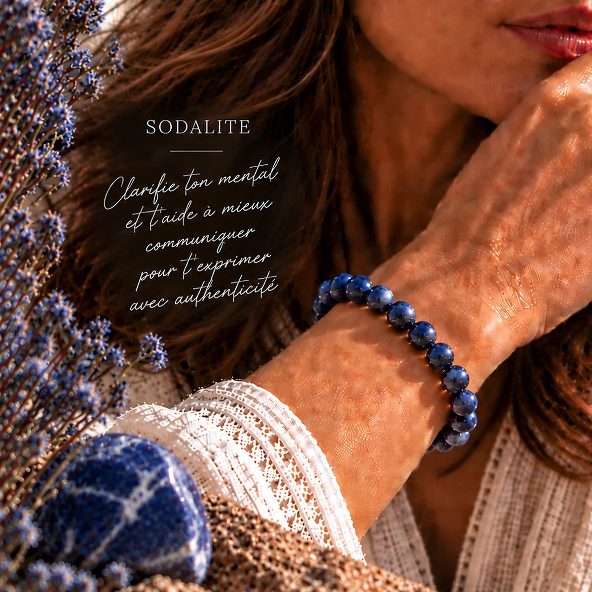 Bracelet en Sodalite Maison Ludi