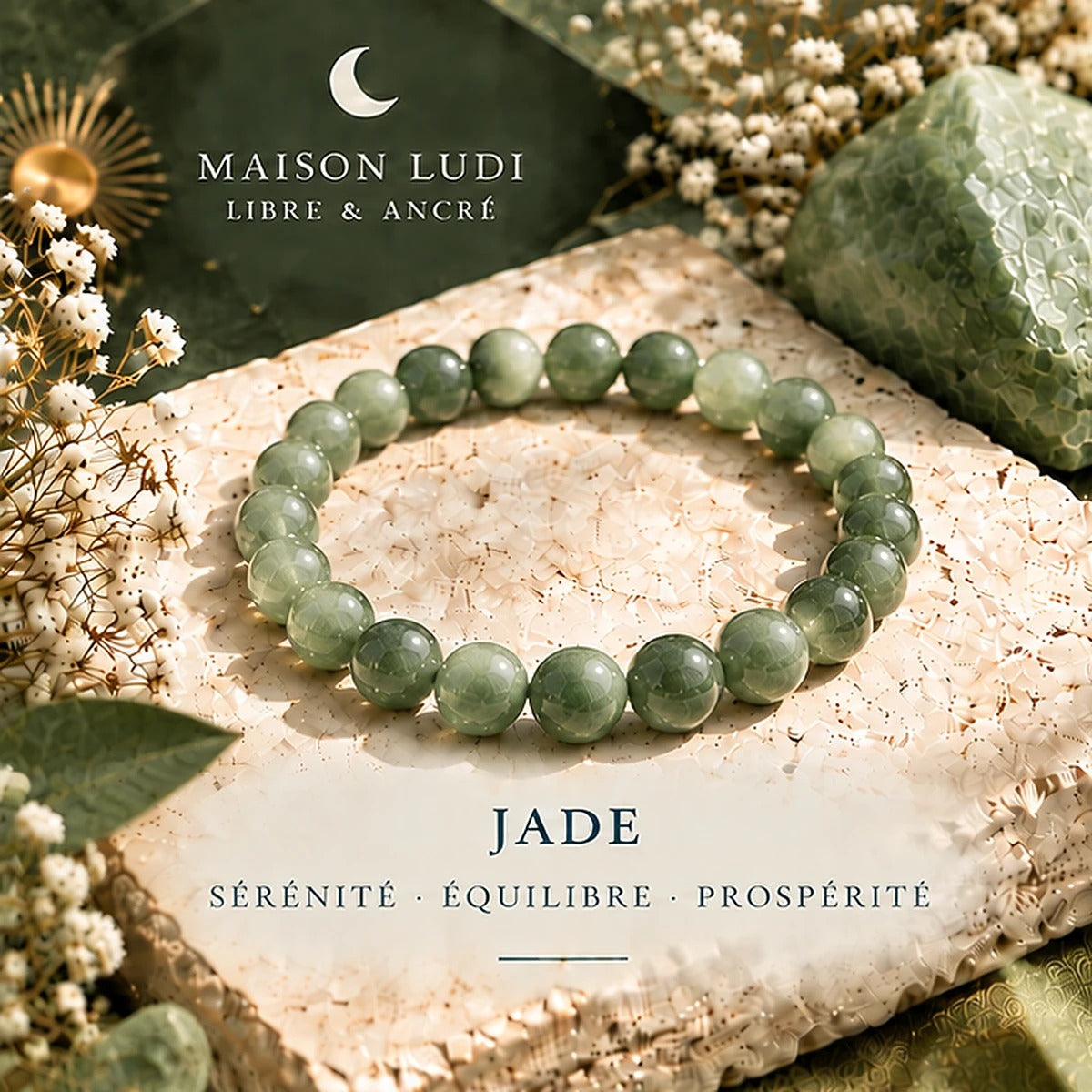 Bracelet en Jade Maison Ludi