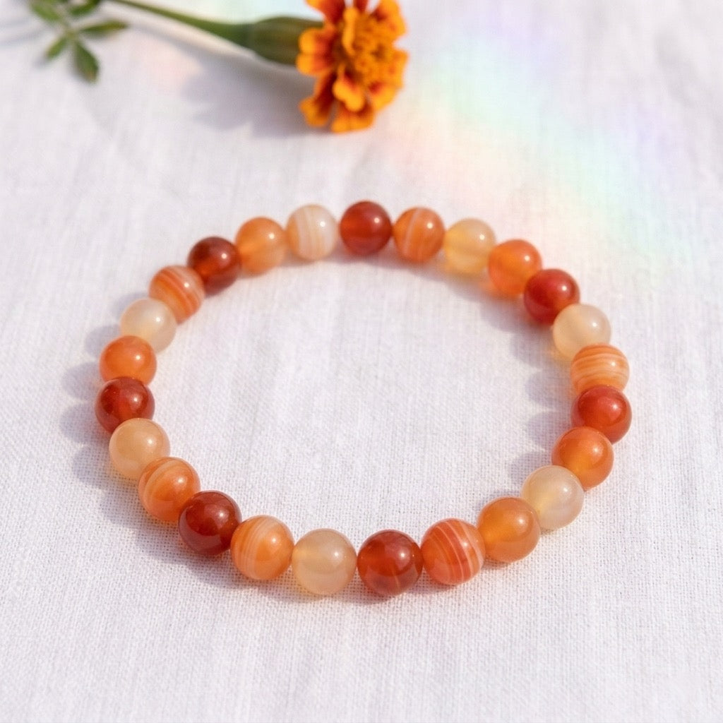 Bracelet en Cornaline-3