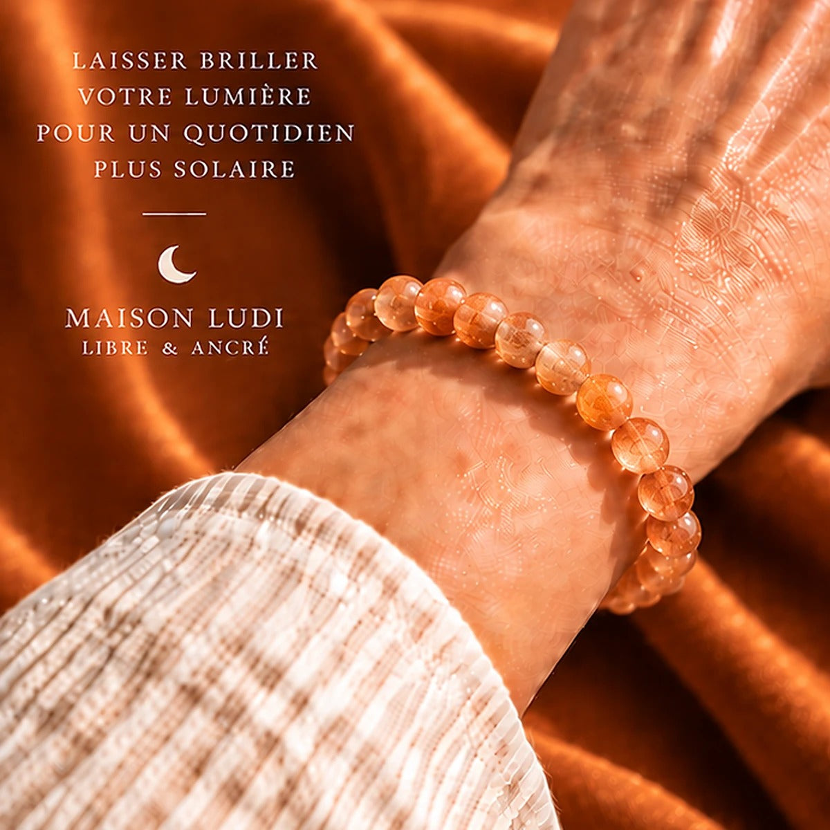 Bracelet en Pierre de Soleil Maison Ludi