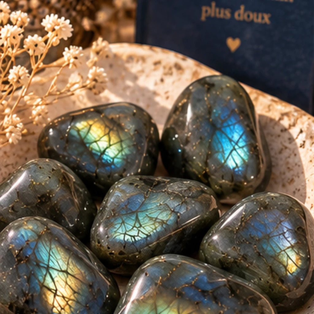 Pierre roulée en Labradorite Maison Ludi