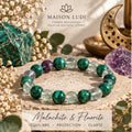 Bracelet Malachite et Fluorite Maison Ludi