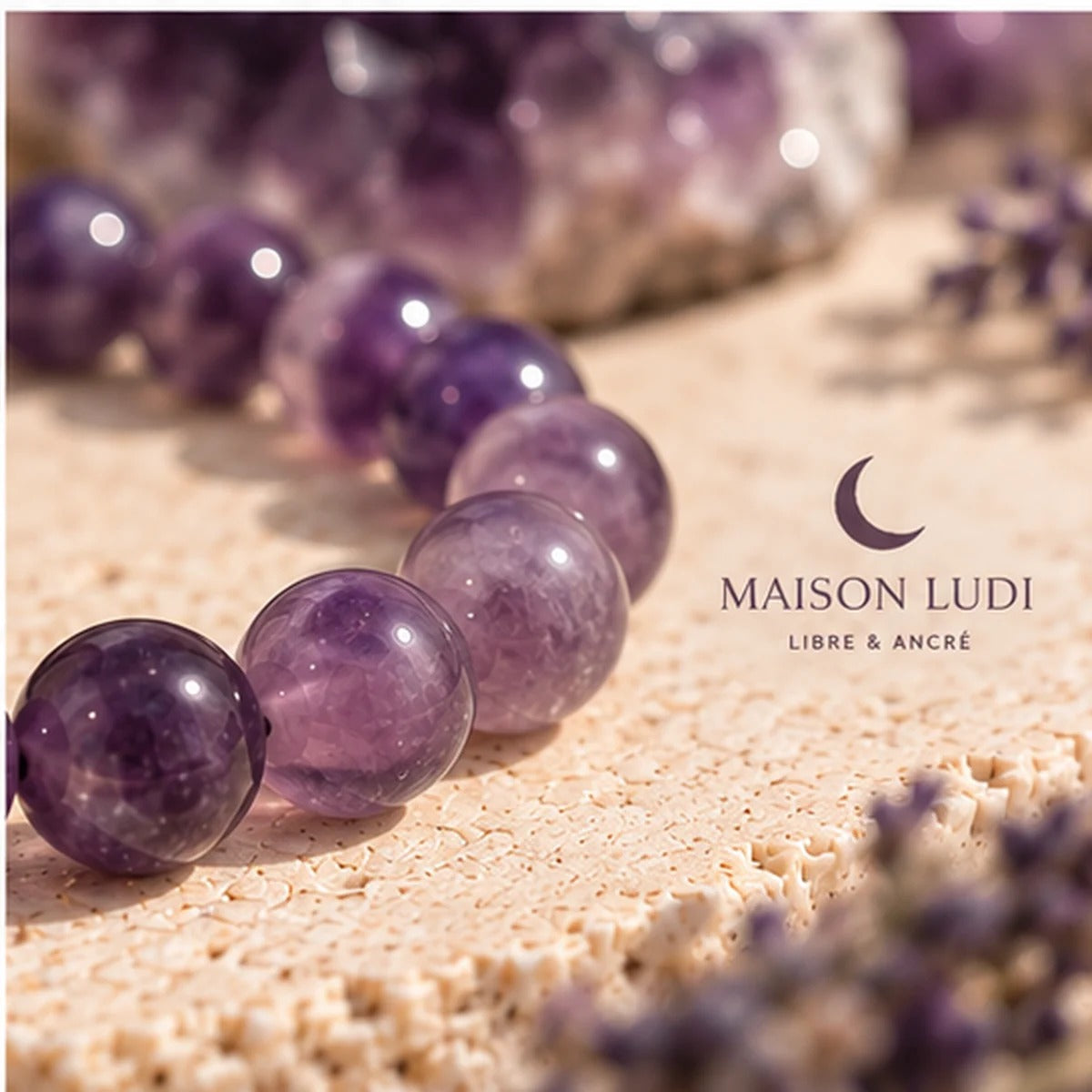 Bracelet en Améthyste Maison Ludi