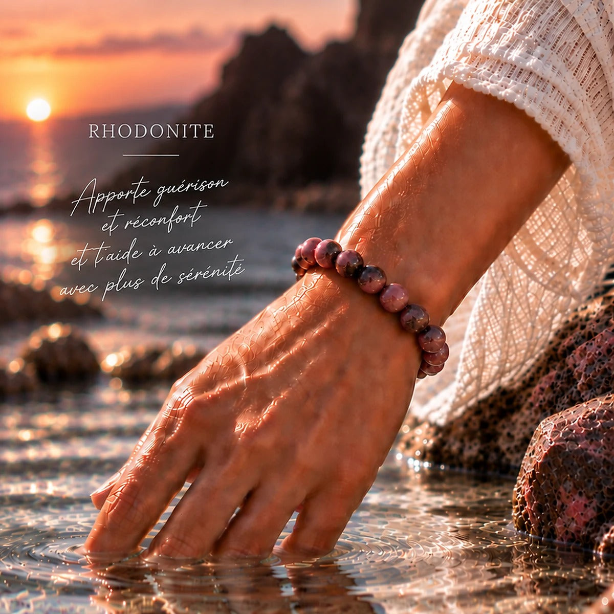 Bracelet en Rhodonite Maison Ludi