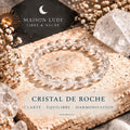 Bracelet en Cristal de Roche Maison Ludi