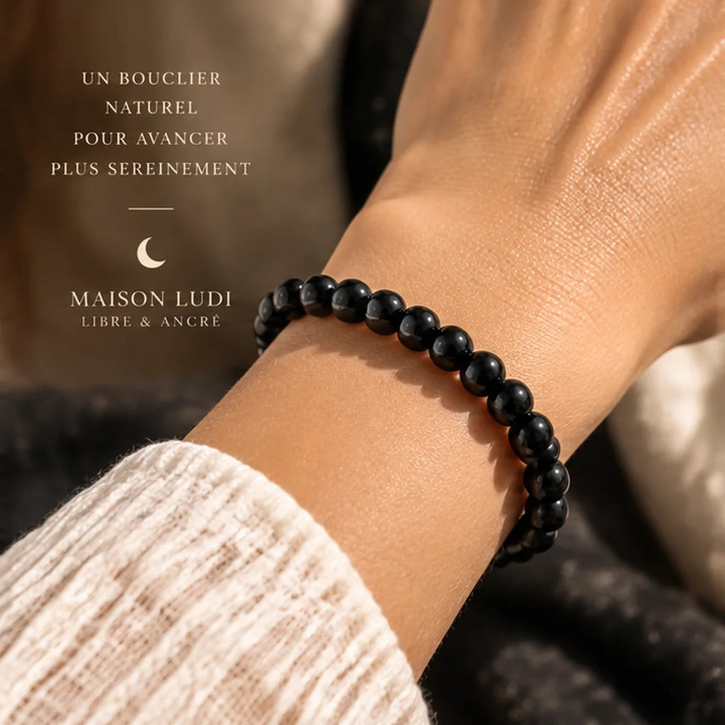 Bracelet en Tourmaline Noire Maison Ludi