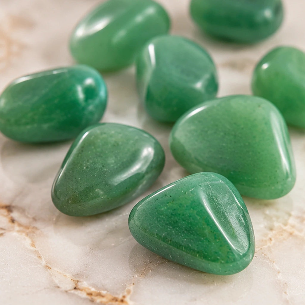 Pierre roulée en Aventurine Verte Maison Ludi