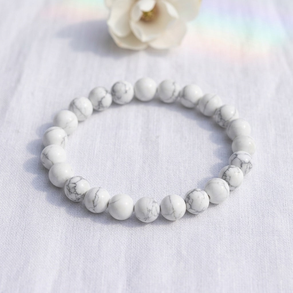 Bracelet en Howlite-1
