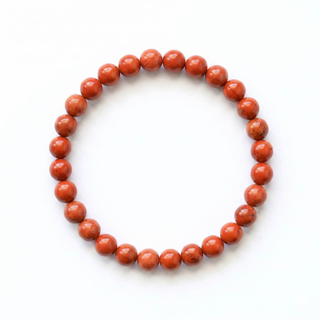 Bracelet en Jaspe rouge-2