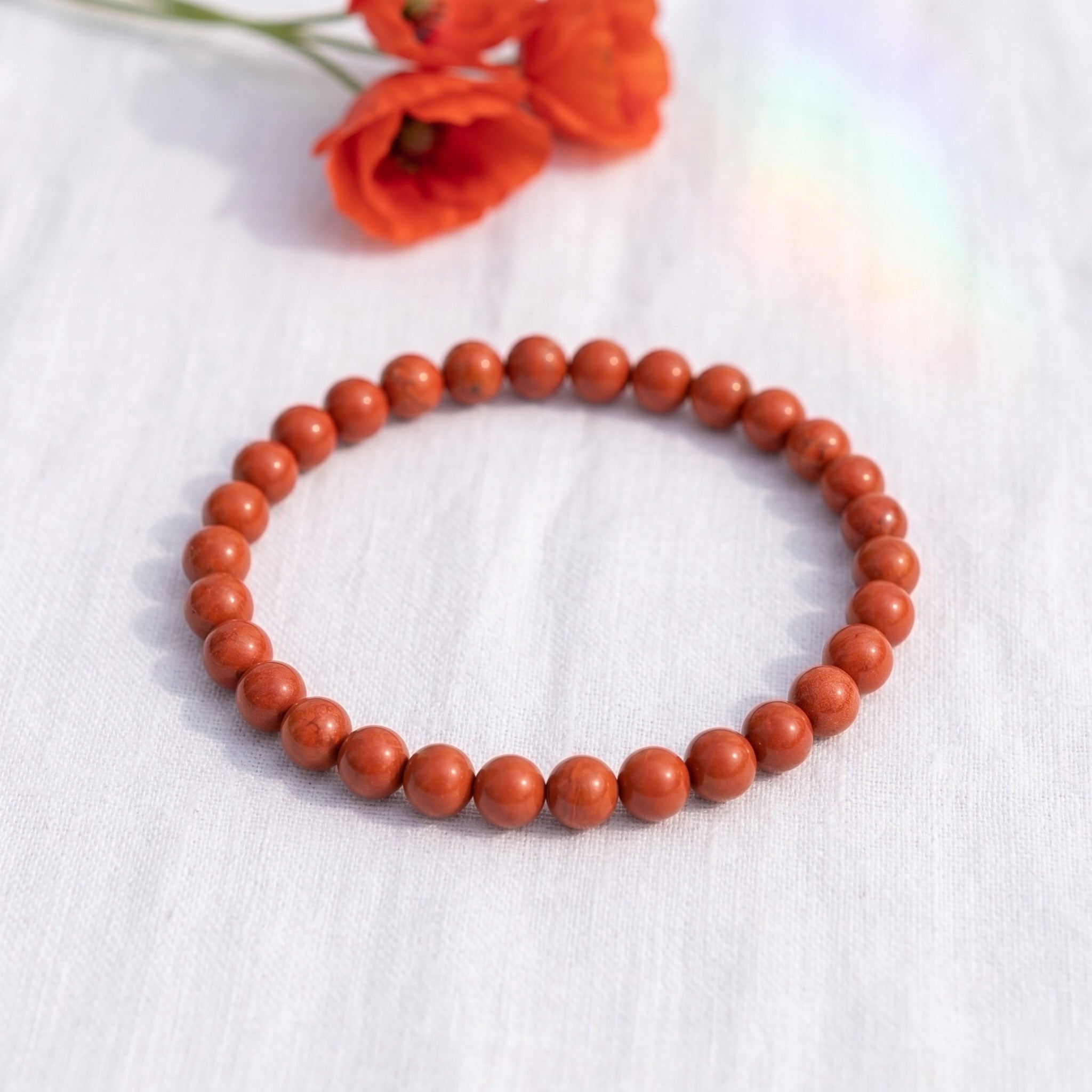 Bracelet en Jaspe rouge-0