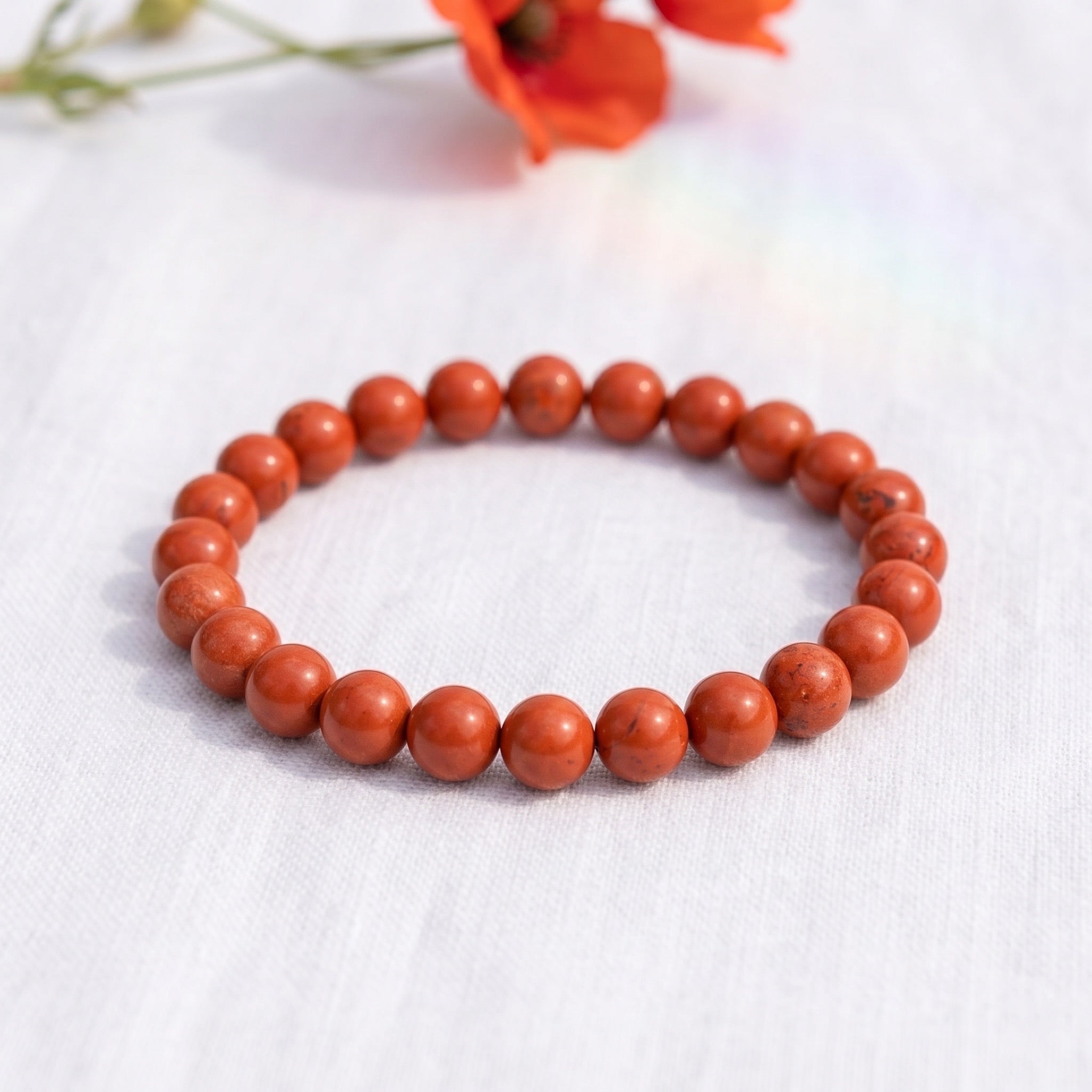 Bracelet en Jaspe rouge-3