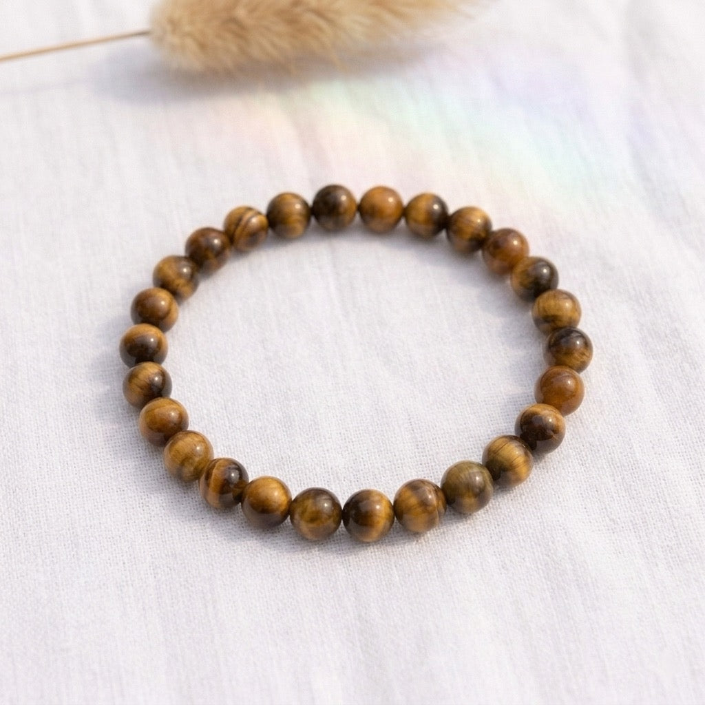 Bracelet en Œil de tigre-0