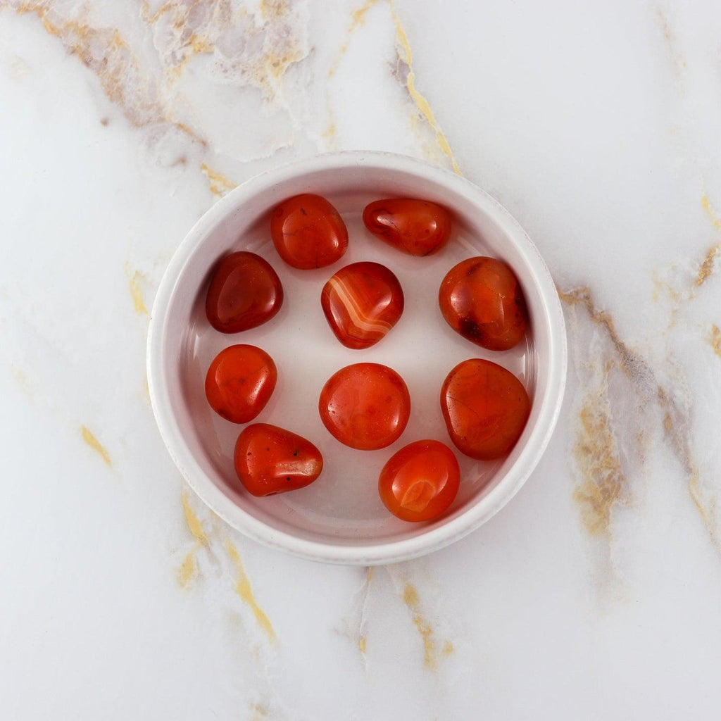 Carnelian rolled stone-2
