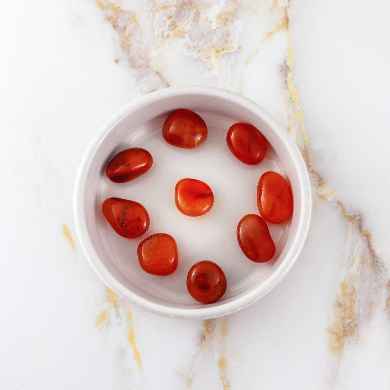 Carnelian rolled stone-4
