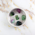 Pierre roulée en Fluorite multicolore-0