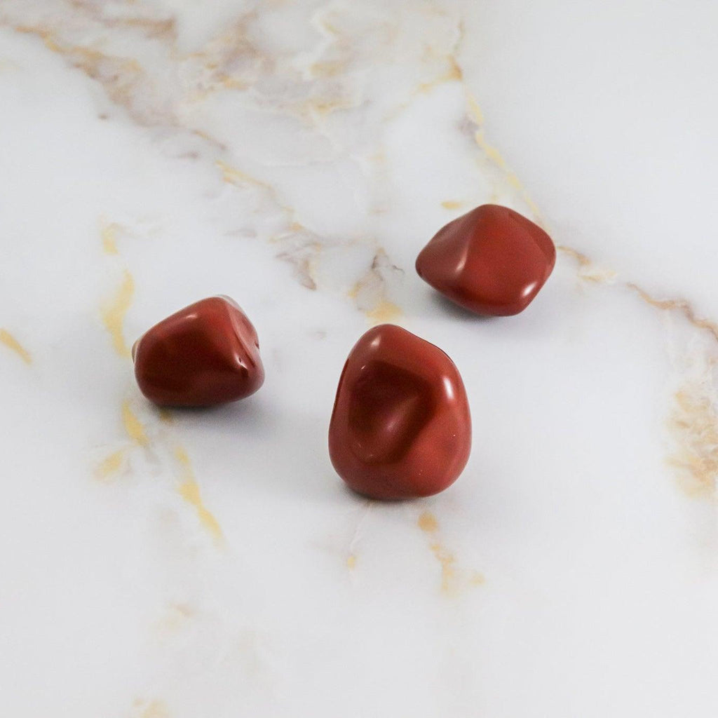 Red Jasper rolled stone-3