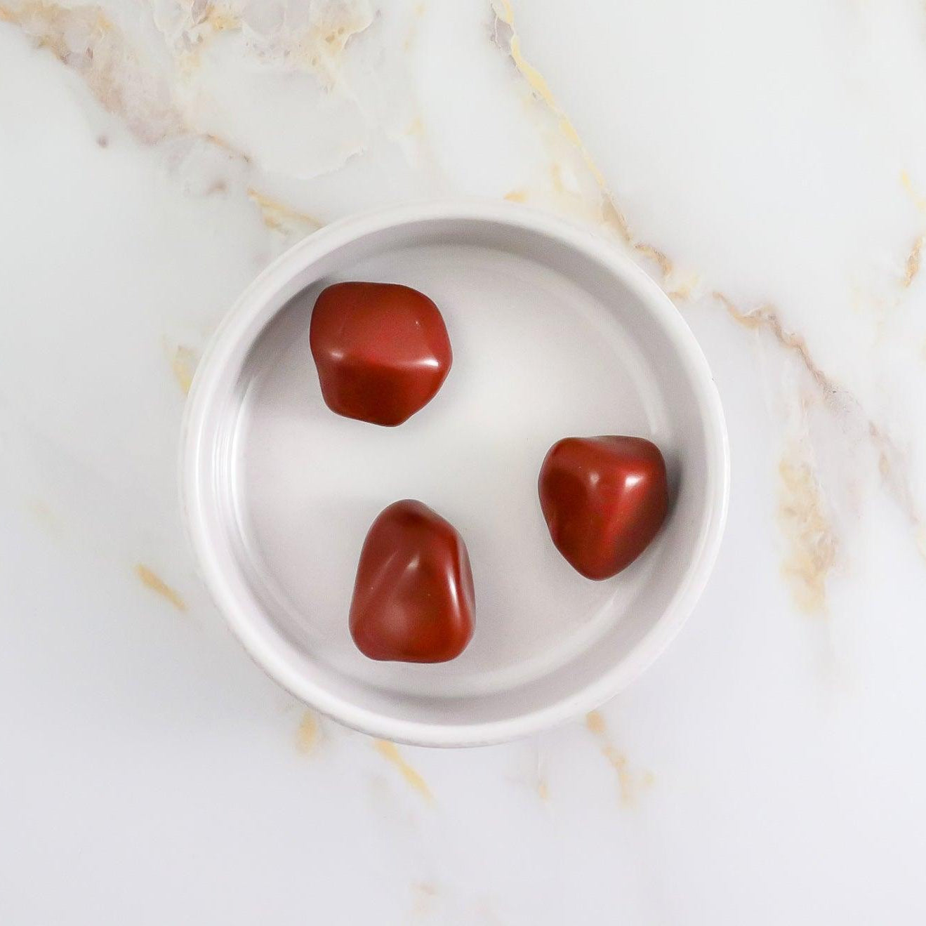 Red Jasper rolled stone-2