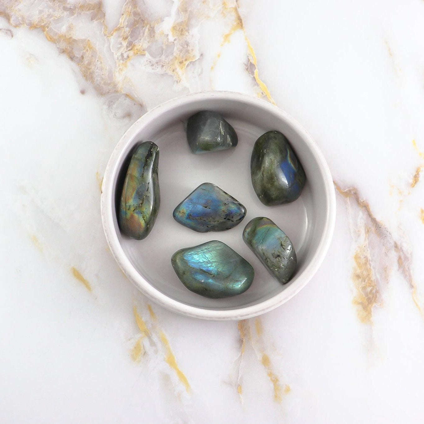 Pierre roulée en Labradorite-2