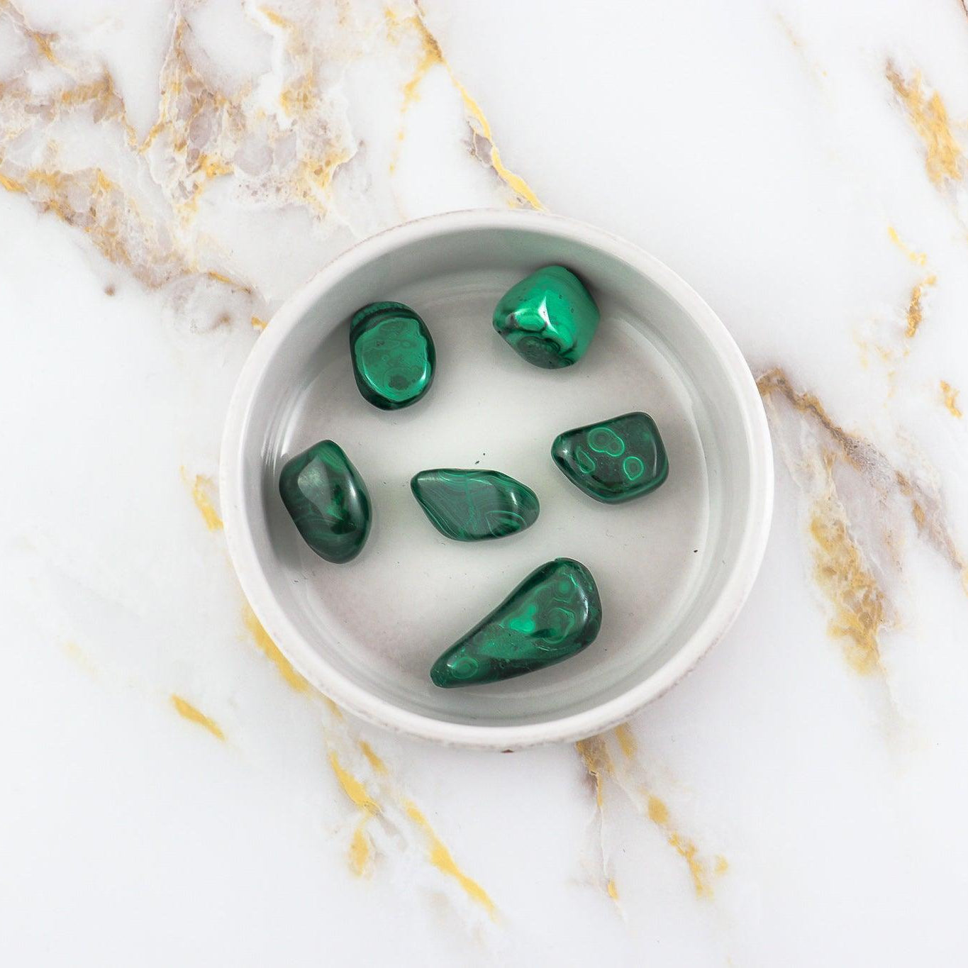 Pierre roulée en Malachite-2