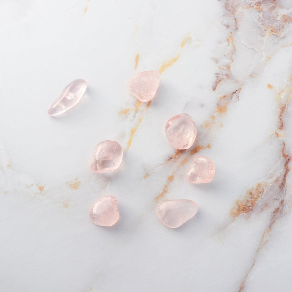 Pierre roulée en Quartz Rose-3