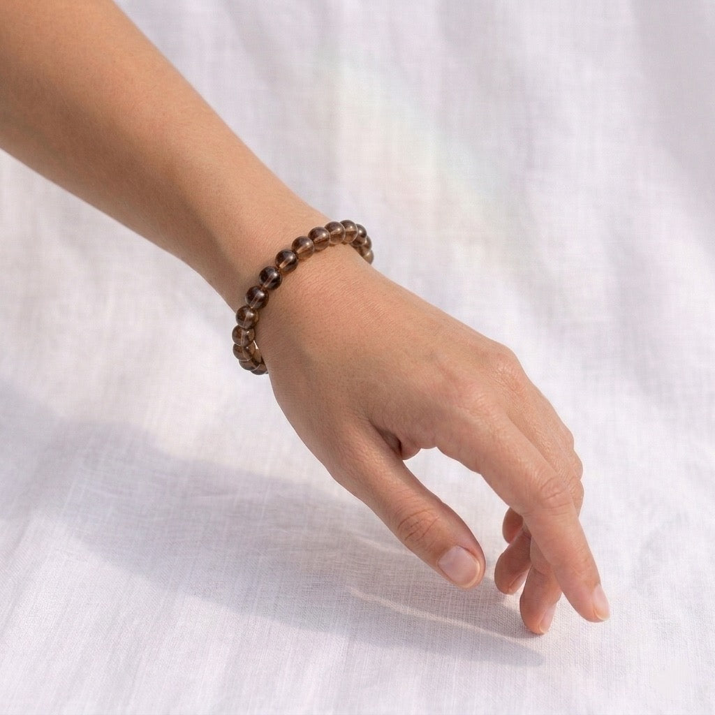 Bracelet en Quartz fumé-1